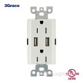 Wall Socket USB Typ-A 2.1A Ausgabe US Standard